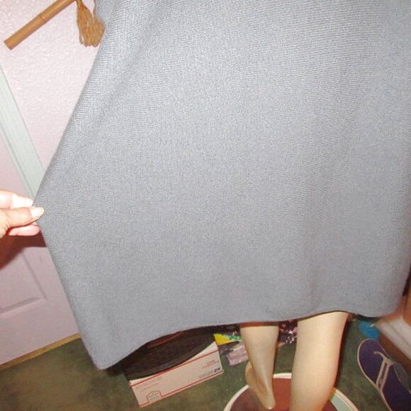 Garnet Hill Cashmere Wool Turtleneck Sweater Size S Pockets Oversized Tunic Soft - Picture 11 of 12